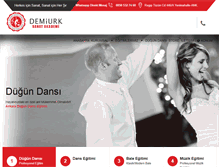 Tablet Screenshot of demiurksanatakademi.com